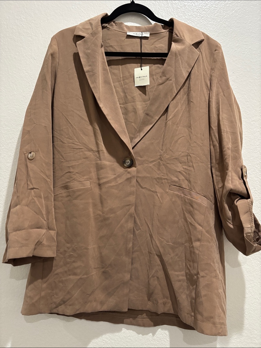 piazza italia Single-Button Blazer lightweight Jacket